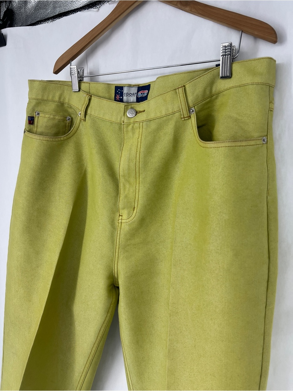 COOGI Men’s Lime Green jeans 40x34 - Picture 3 of 10